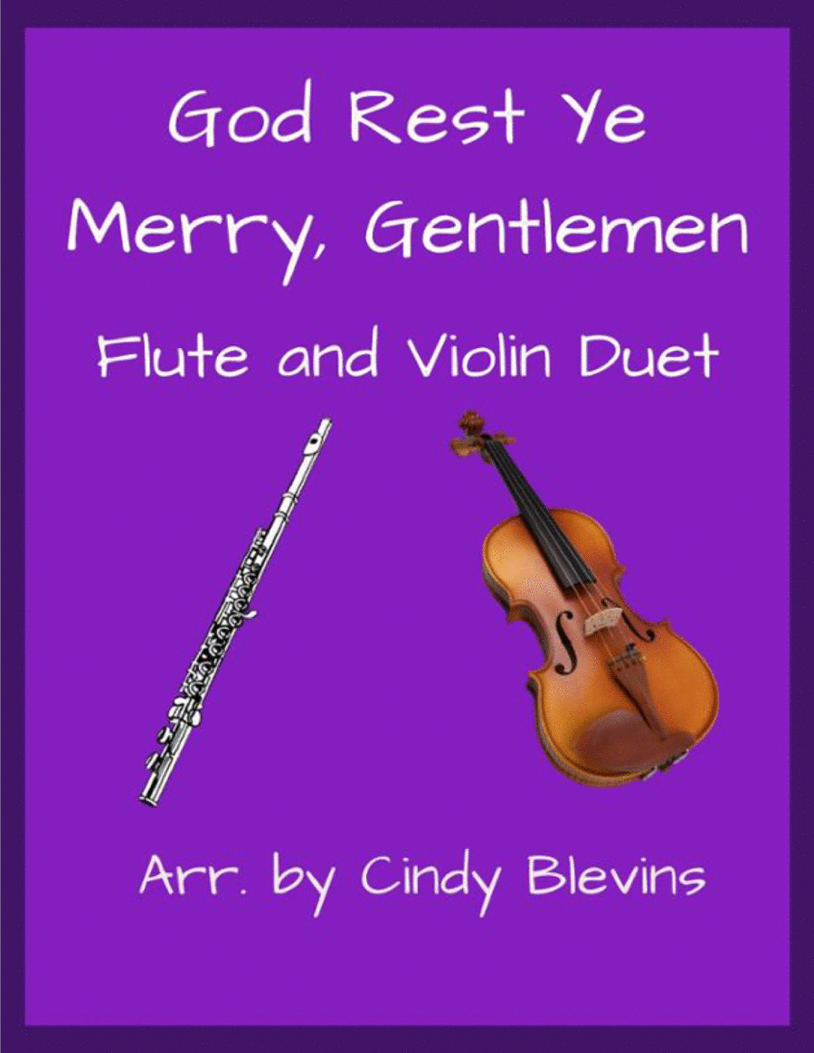 God Rest Ye Merry, Gentlemen, for Flute and Violin image number null