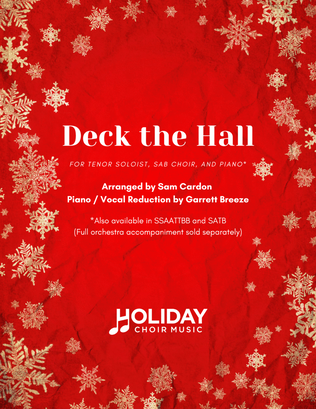 Book cover for Deck the Hall (SAB)