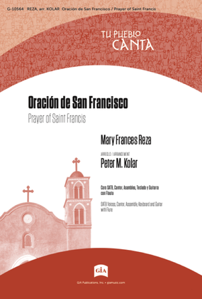 Book cover for Oración de San Francisco / Prayer of Saint Francis - Instrument edition