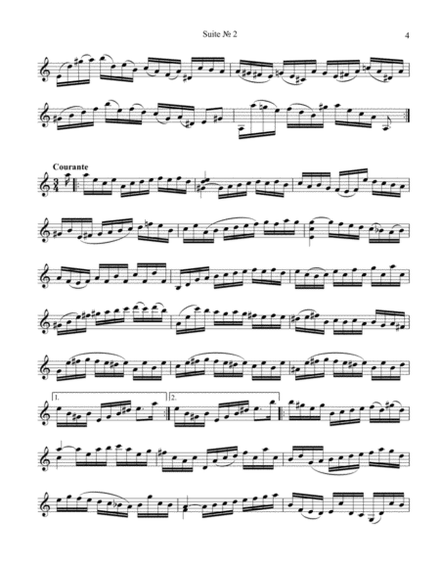 Suite No. 2, BWV 1008 for violin solo image number null