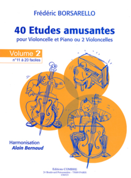 Etudes amusantes (40) Vol. 2 (11-20)