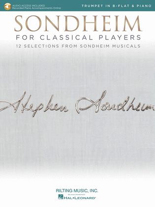 Sondheim for Classical Players