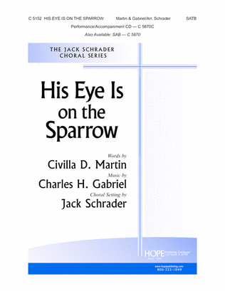 Book cover for His Eye Is on the Sparrow