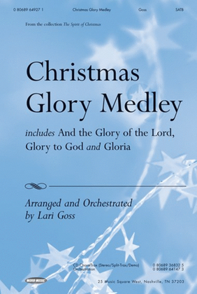 Book cover for Christmas Glory Medley - Orchestration