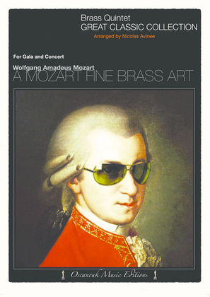 A MOZART FINE BRASS ART