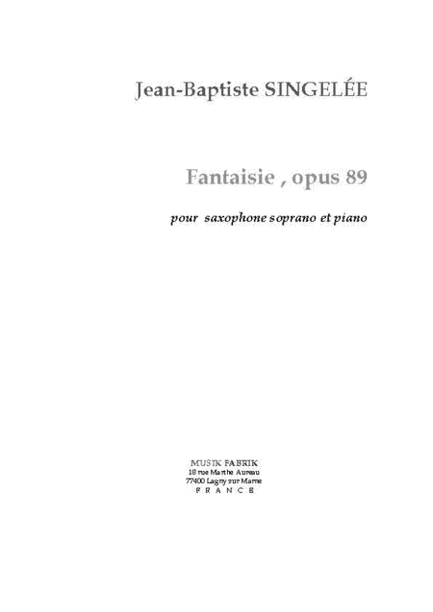 Fantaisie, Opus 89