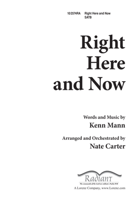 Book cover for Right Here and Now