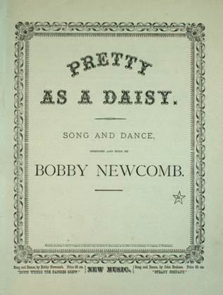 Book cover for Pretty as a Daisy. Song and Dance
