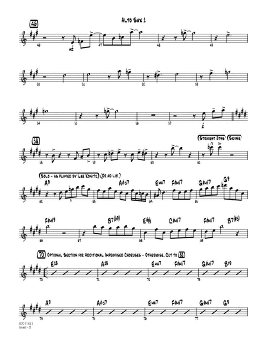 Israel - Alto Sax 1