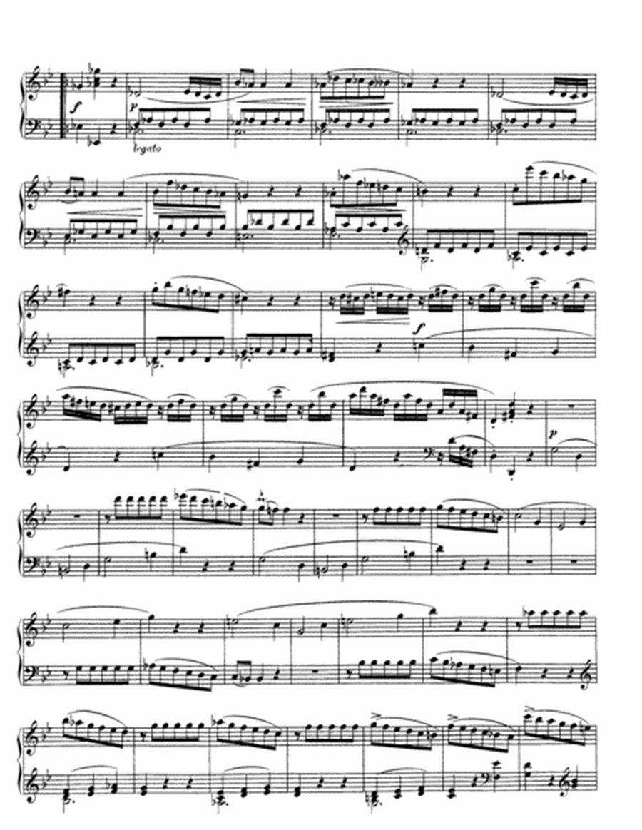 Mozart - Piano Sonata No 17 in Bb major K 570 (Full Original Complete Version) image number null