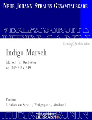 Book cover for Indigo Marsch Op. 349 RV 349