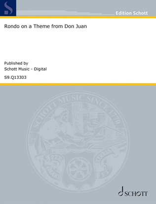 Book cover for Rondo on a Theme from "Don Juan"