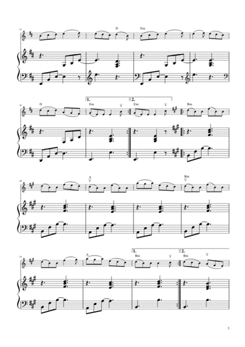 Five Celtic Tunes for Violin with Piano Accompaniment image number null