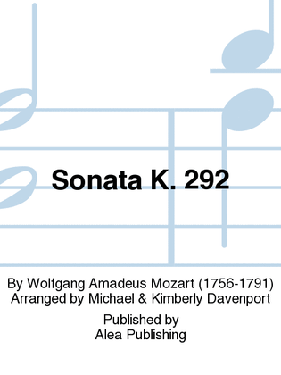 Book cover for Sonata K. 292