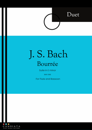 Bourée - For flute and bassoon (Duo)