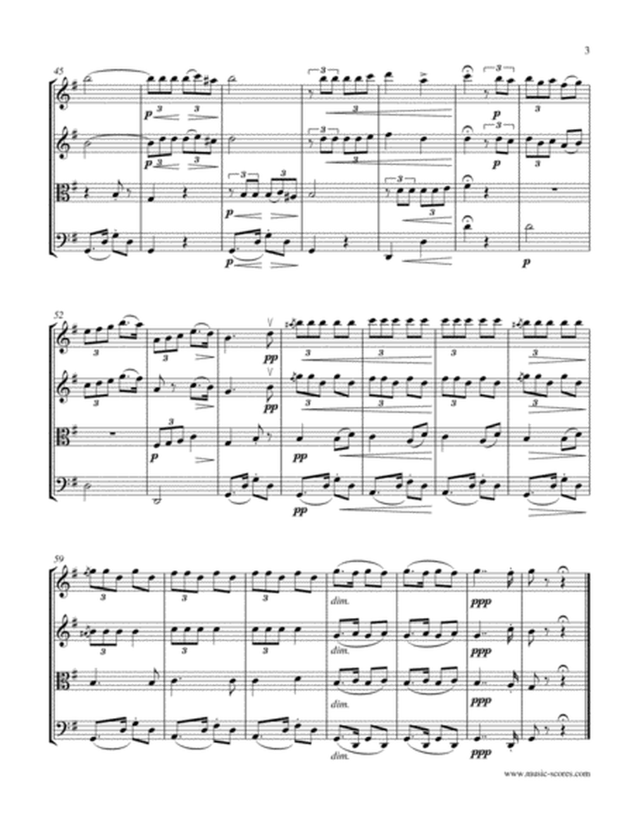 La Paloma - String Quartet image number null