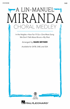 Book cover for A Lin-Manuel Miranda Choral Medley