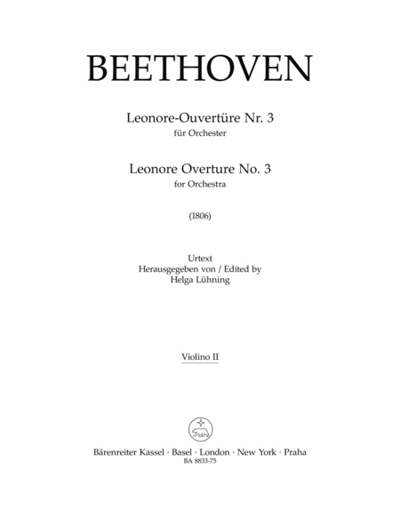 Leonore Overture for Orchestra no. 3 (1806)