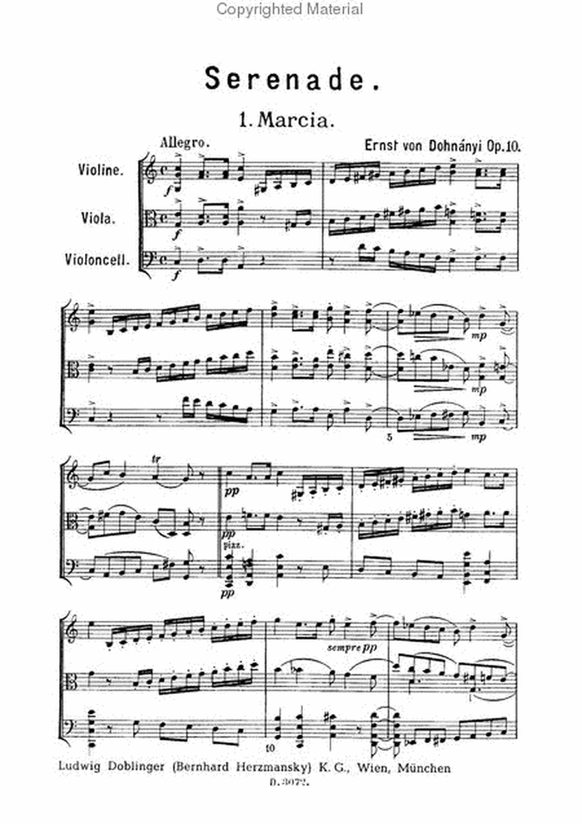 Serenade op. 10