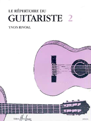 Book cover for Repertoire du Guitariste - Volume 2