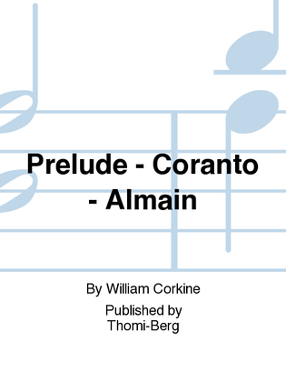 Book cover for Prelude - Coranto - Almain