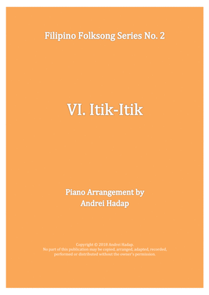 Book cover for Itik-Itik - arranged for Piano Solo
