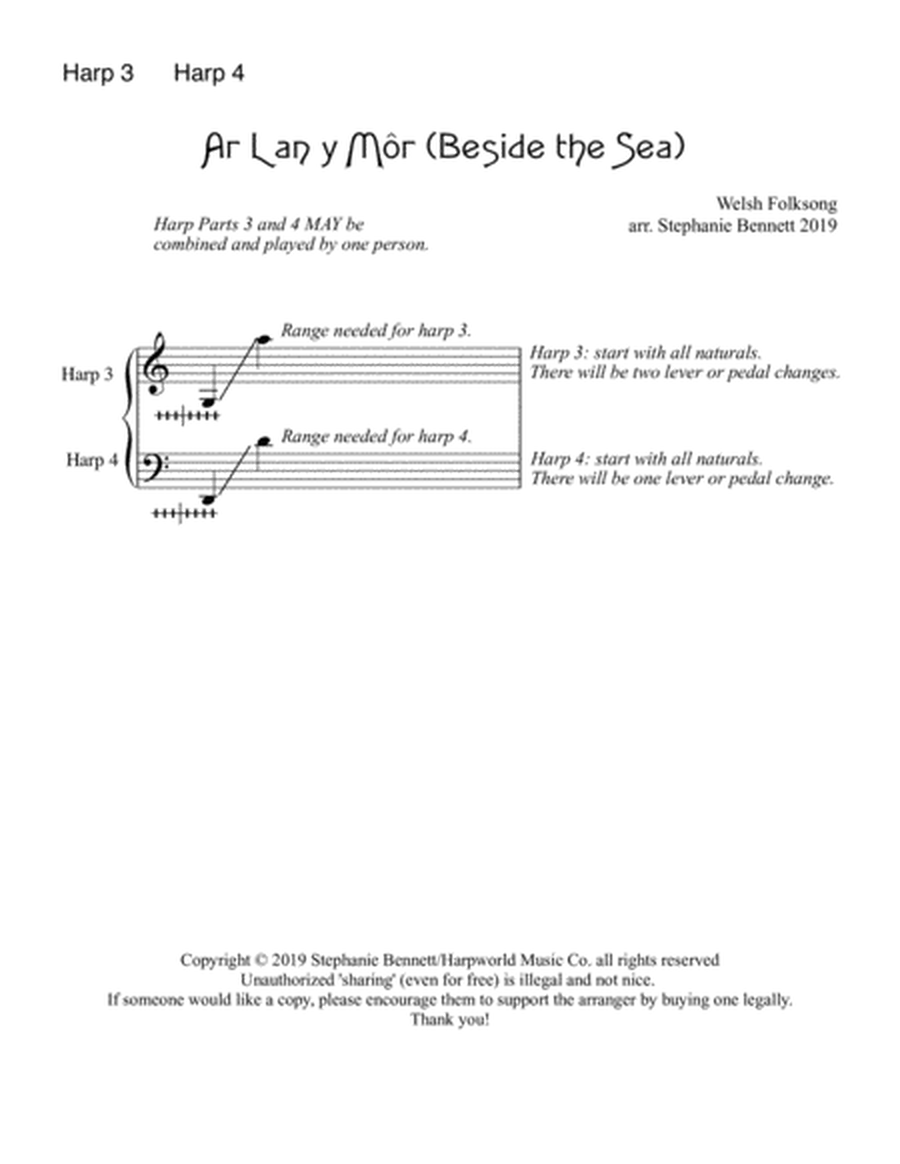 Ar Lan y Môr (Beside the Sea) HARP 3-4 for ensemble image number null