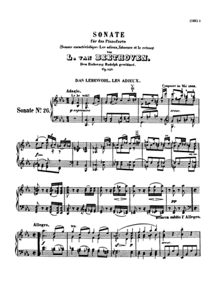 Book cover for Beethoven: Sonatas (Urtext), Volume II