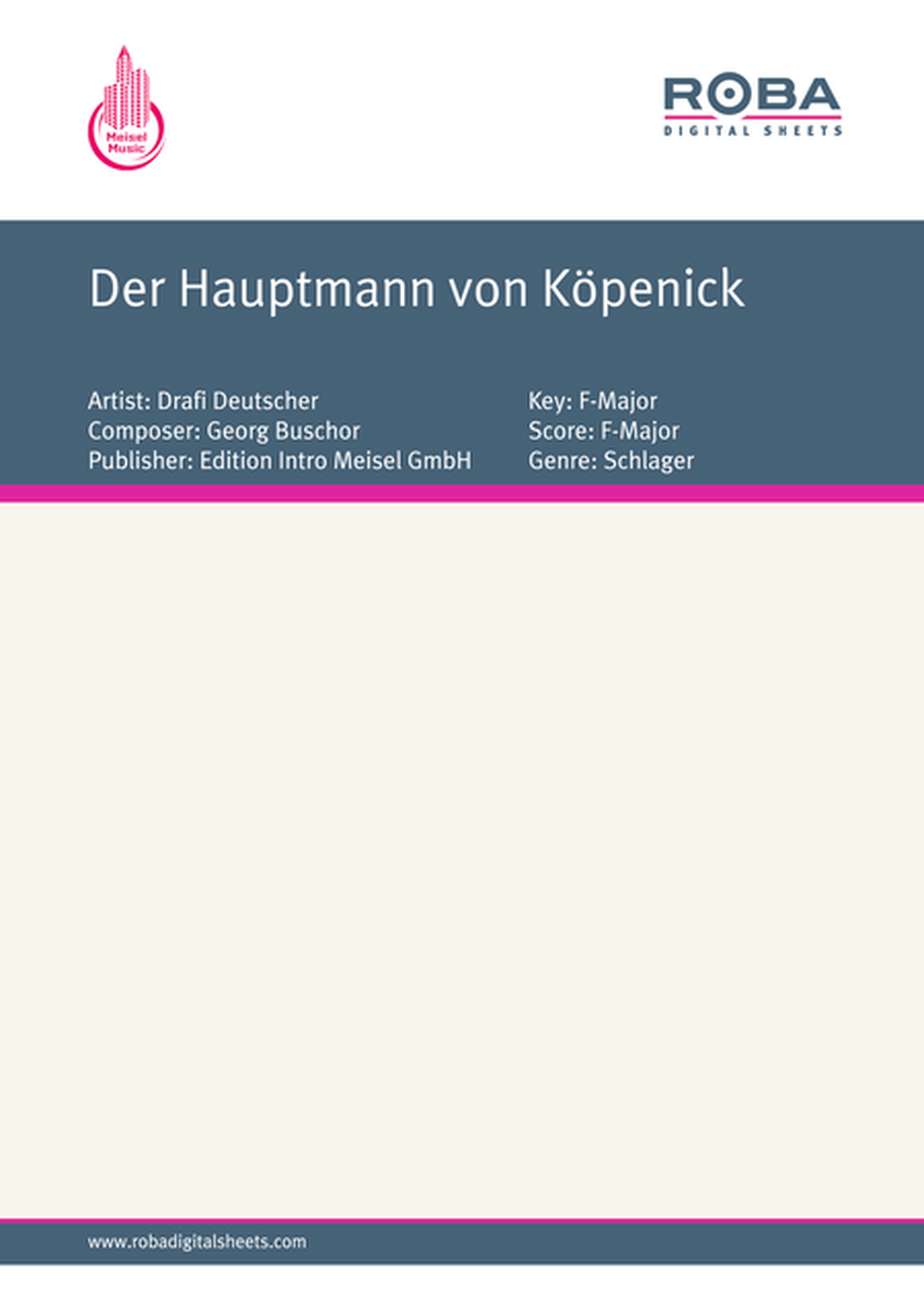 Der Hauptmann von Kopenick