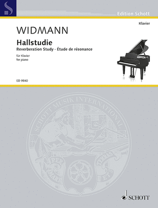 Book cover for Widmann Hallstudie (Reverberation Study)