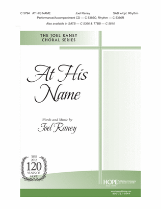 Book cover for At His Name