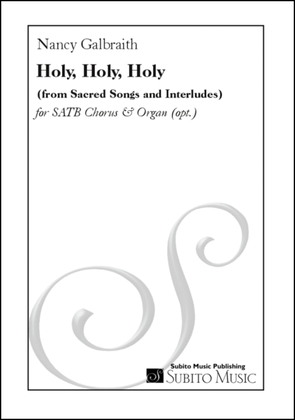 Book cover for Holy, Holy, Holy (from Sacred Songs and Interludes)