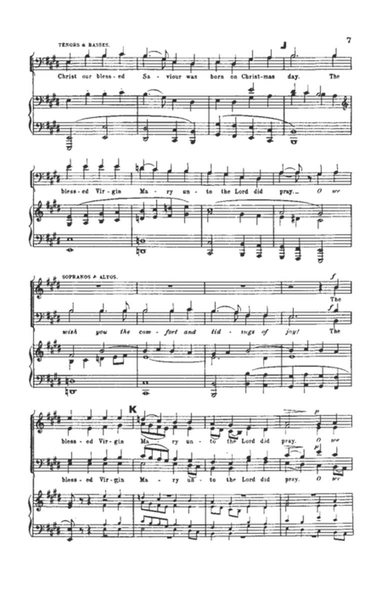 Fantasia on Christmas Carols (Choral Score)