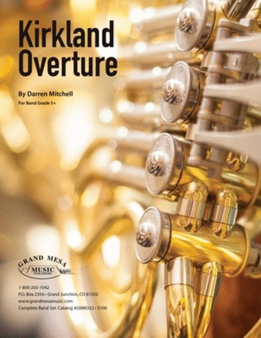 Kirkland Overture Cb5.5 Score Only