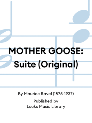 Book cover for MOTHER GOOSE: Suite (Original)