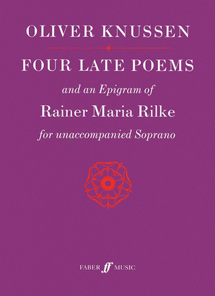 Book cover for Four Late Poems and an Epigram