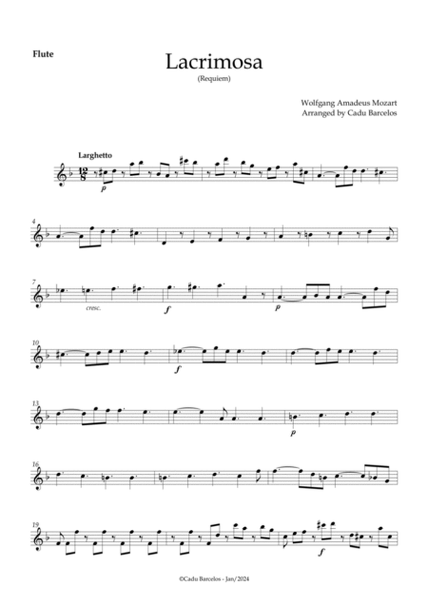 Lacrimosa (Woodwind Quartet) chords image number null