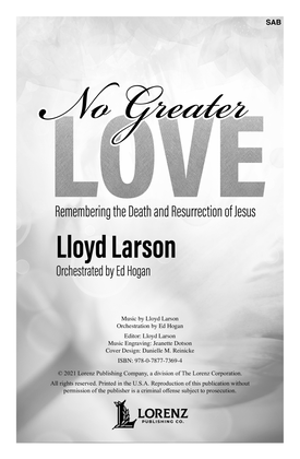 Book cover for No Greater Love