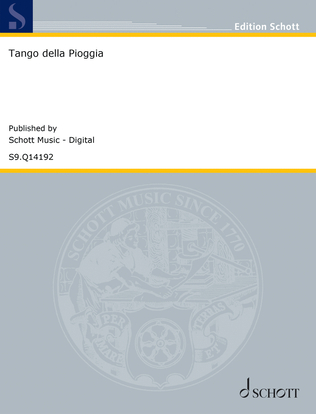 Book cover for Tango della Pioggia