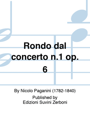 Book cover for Rondò dal concerto n.1 op. 6