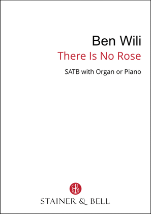 Book cover for There is no Rose (SATB)