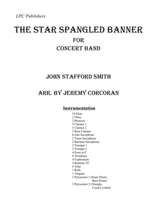 Book cover for The Star Spangled Banner for Concert Band