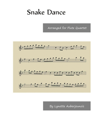 Book cover for Snake Dance - Flute Quartet
