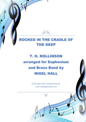 Book cover for Rocked In The Cradle Of The Deep - Euphonium Solo with Brass Band