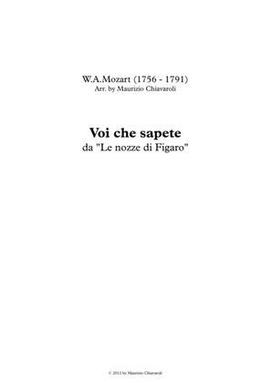 Book cover for Voi che sapete