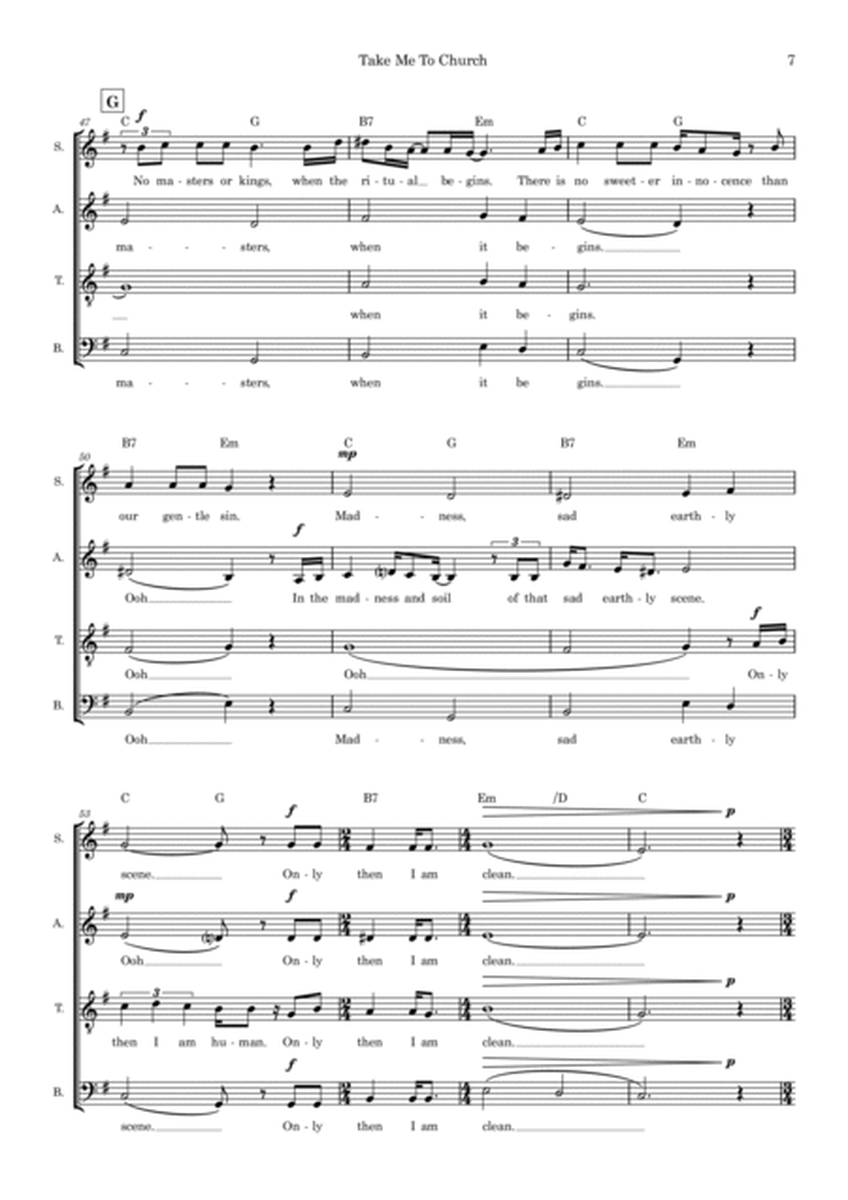 Take Me To Church (arr. Ed Aldcroft)