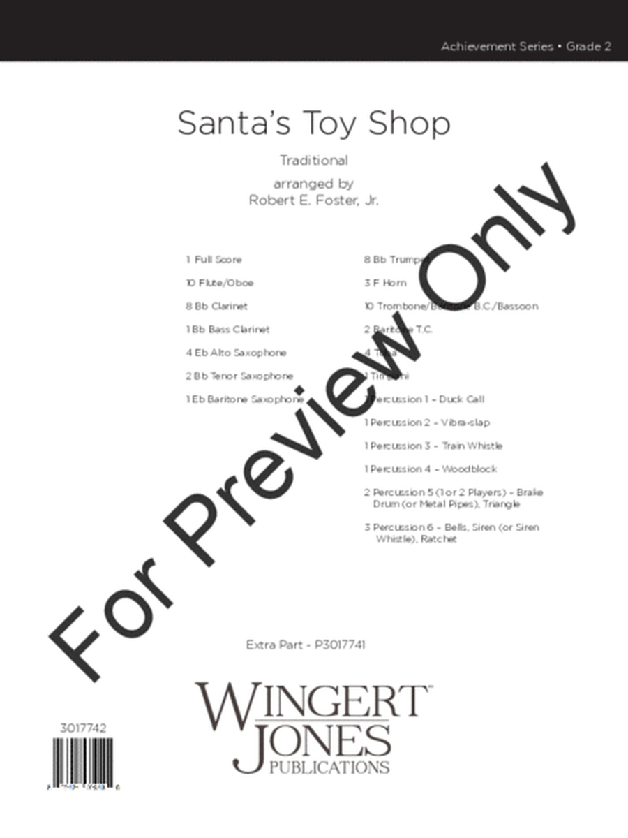 Santa's Toy Shop - Full Score