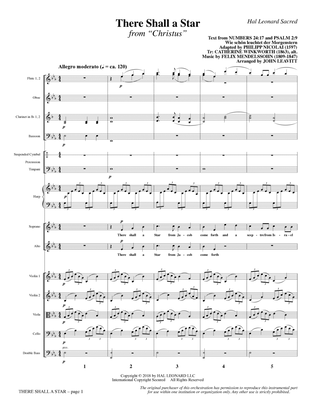 Book cover for There Shall a Star (arr. John Leavitt) - Full Score