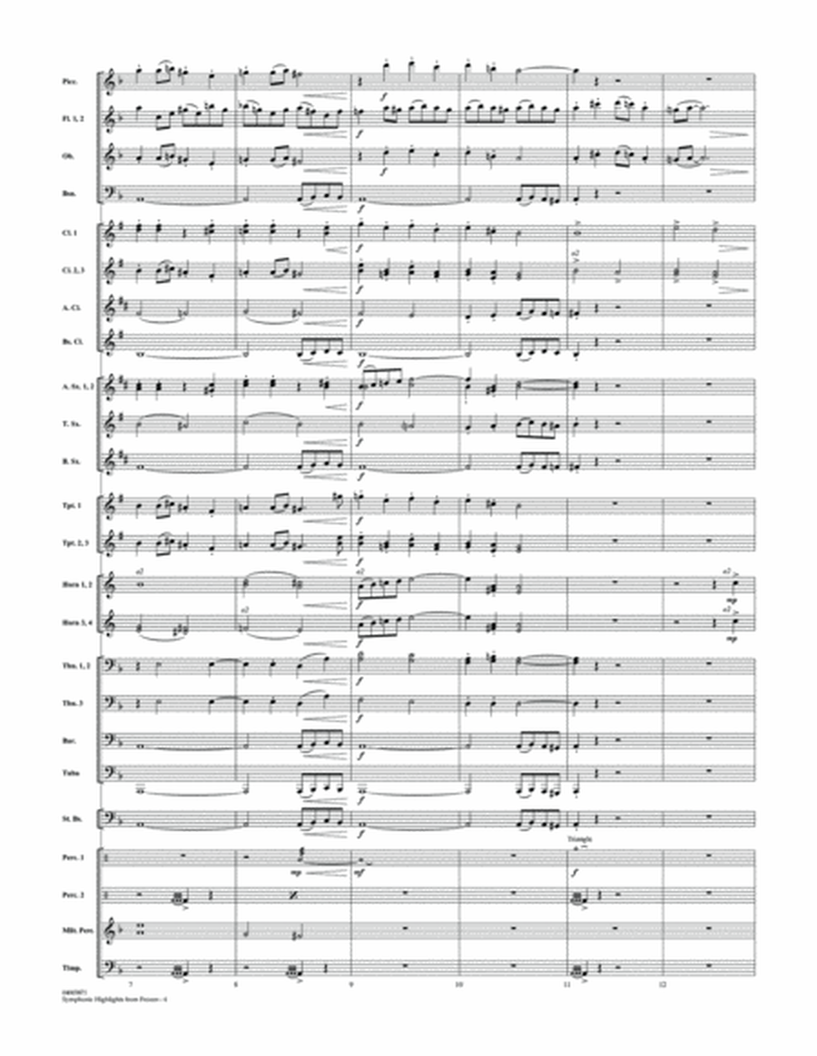 Symphonic Highlights from Frozen - Conductor Score (Full Score)