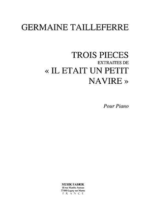 Book cover for Trois Pieces, extrait de "Il Etait un Petit Navire"